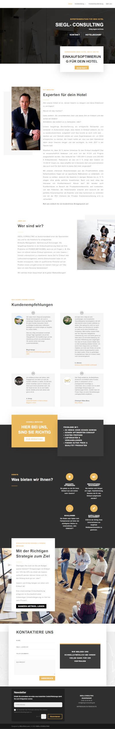 EXPERTENBERATUNG FÜR DEIN HOTEL - SIEGL CONSULTING